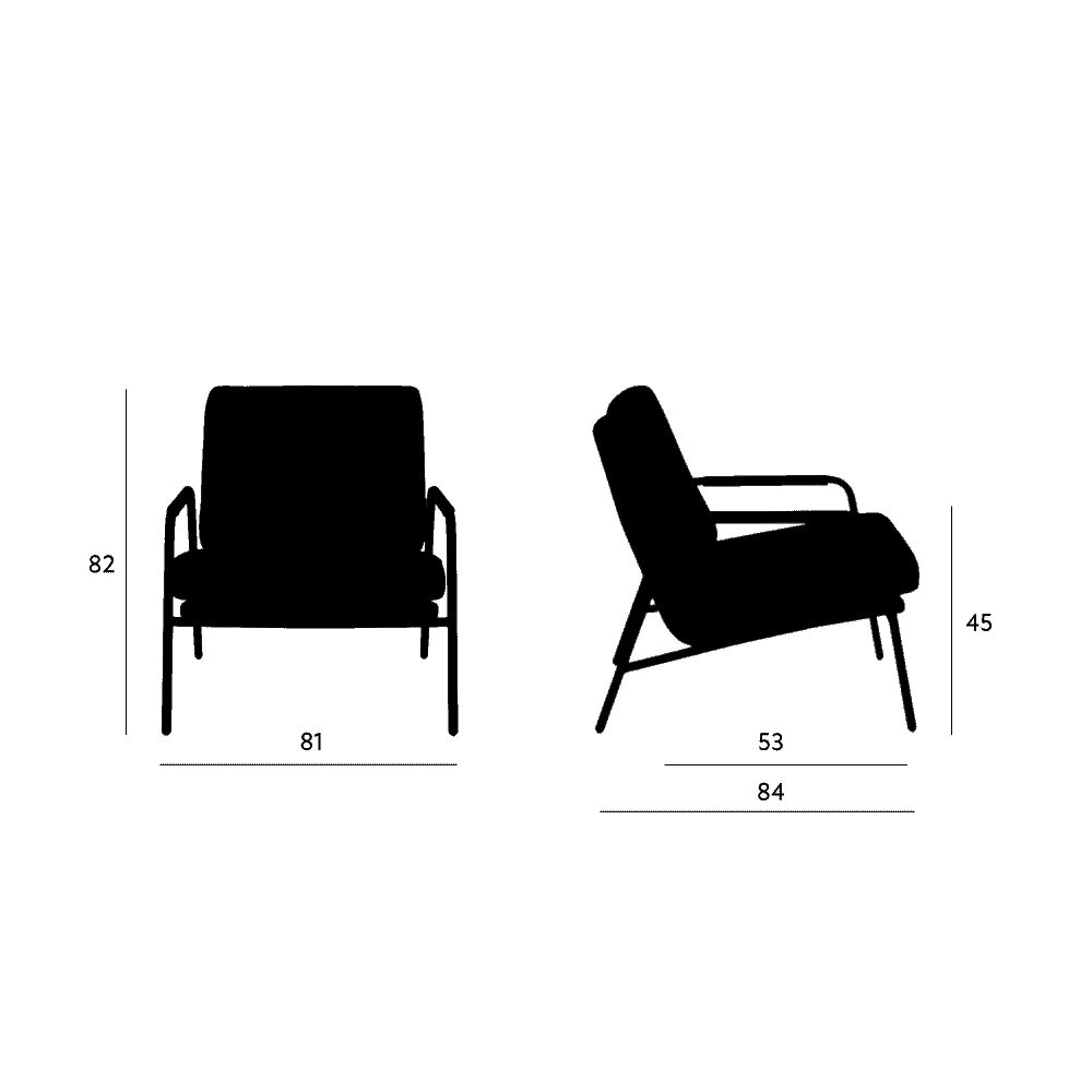 Lounger-fauteuil-afmetingen